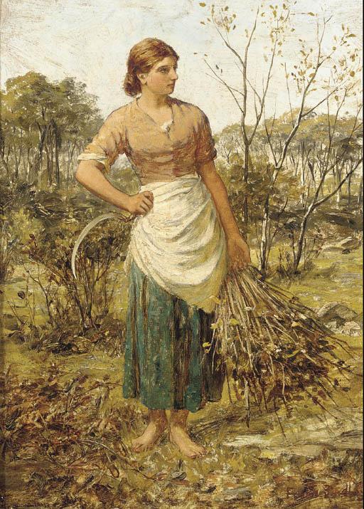 Frank Bindley - Gathering Wood For The Thatch