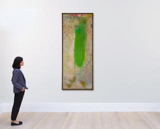 Frank Bowling - Green Tail Coat for Iona\'s Sake