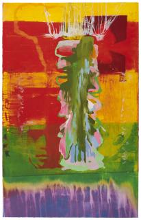 Frank Bowling - Pouring Over 2 Morrison Boys & 2 Maps I