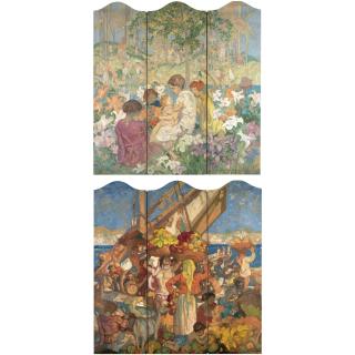 Frank Brangwyn - Decorated Screen