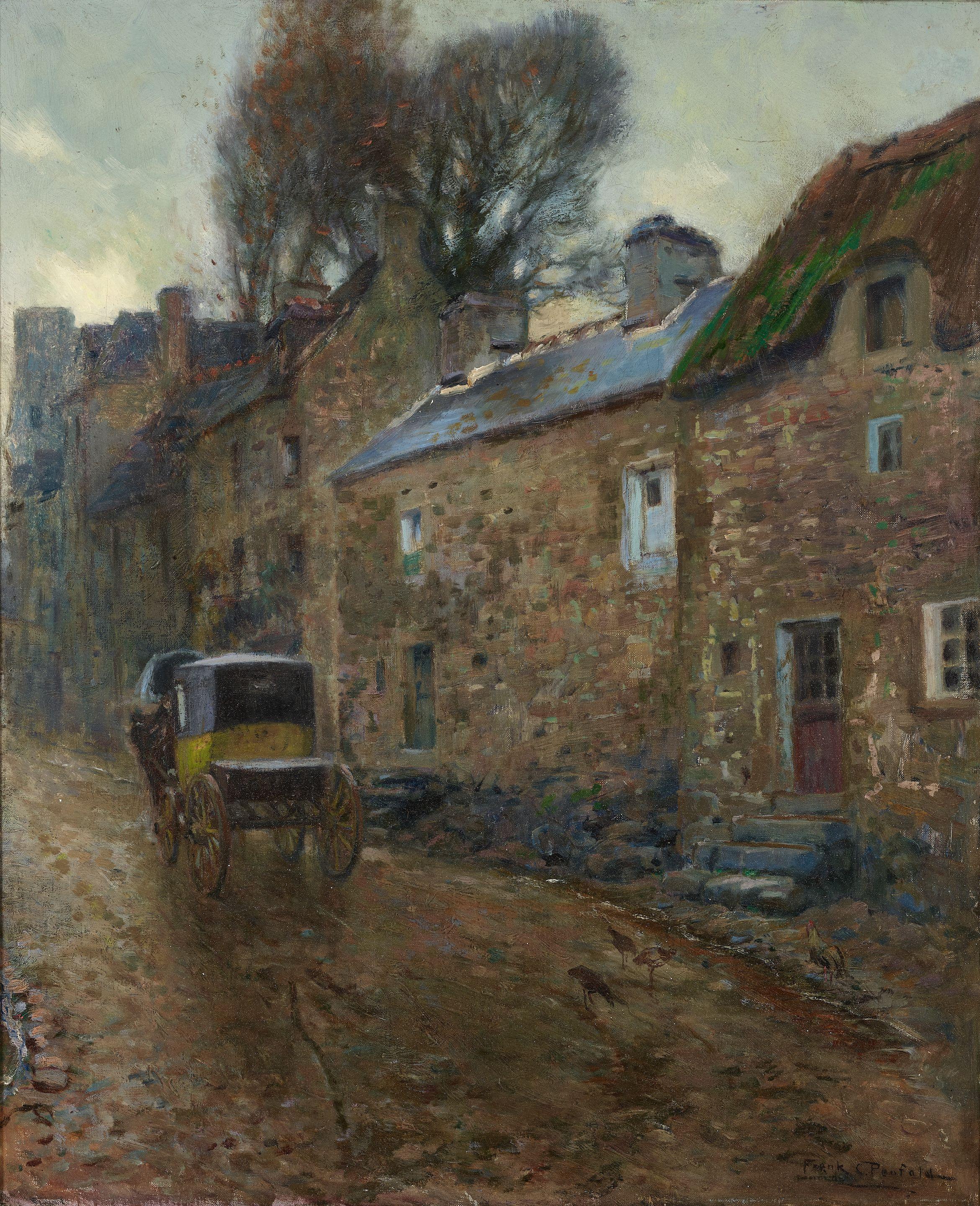 Frank C. Penfold - Street Scene, Pont Aven, Brittany