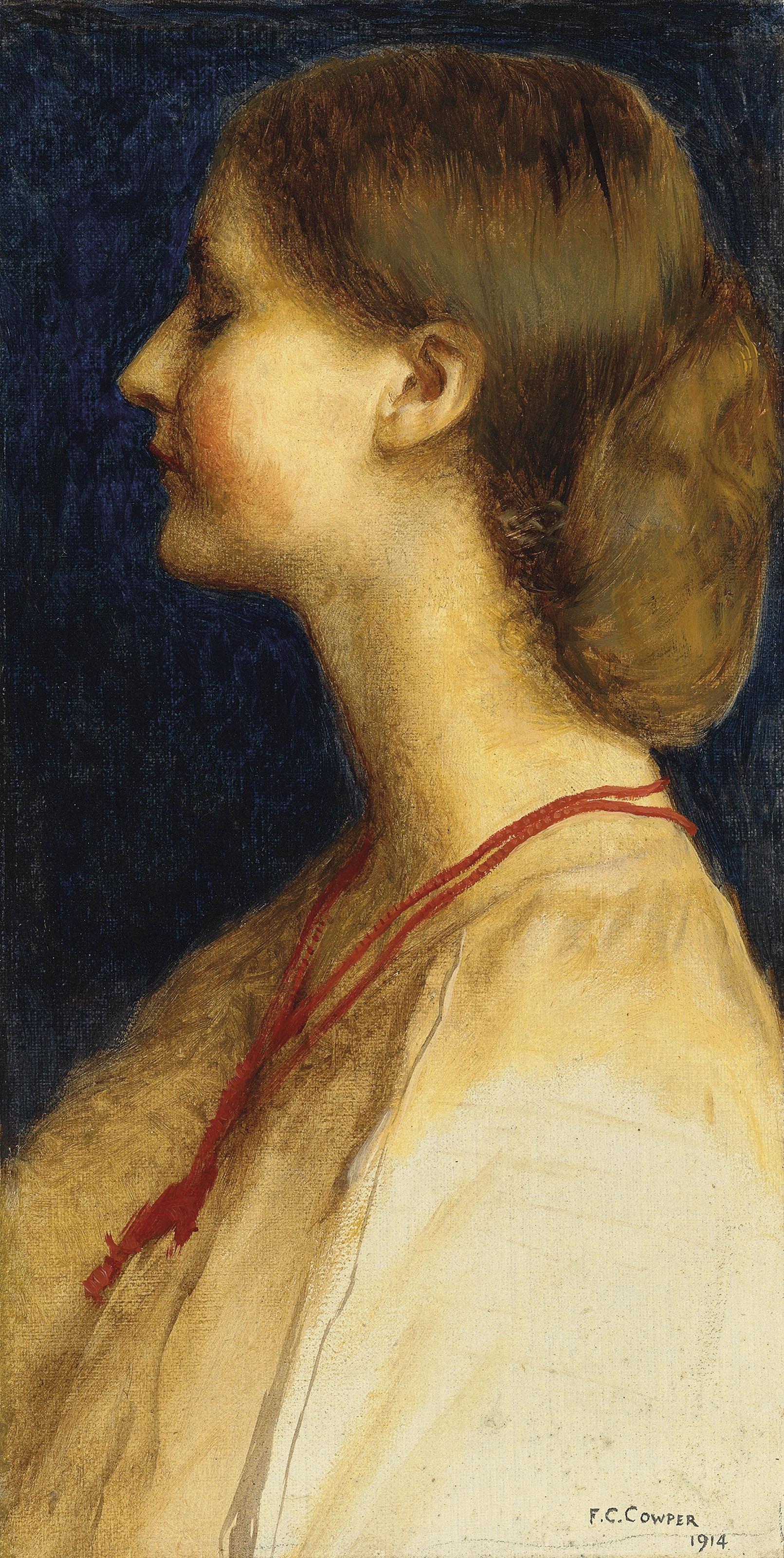 Frank Cadogan Cowper, R.A. - A study