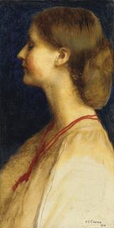 Frank Cadogan Cowper, R.A. - A study
