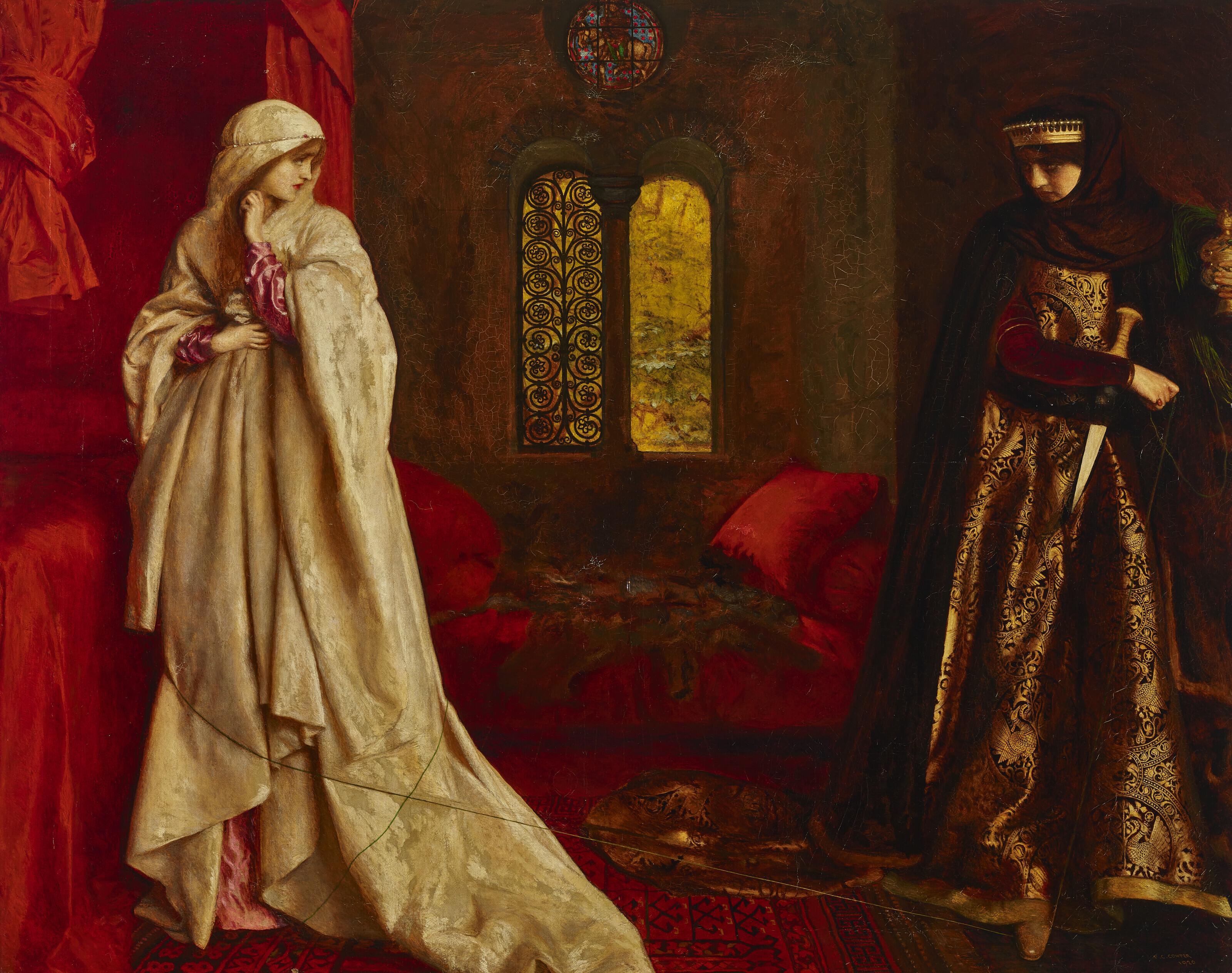 Frank Cadogan Cowper, R.A. - Fair Rosamund and Queen Eleanor
