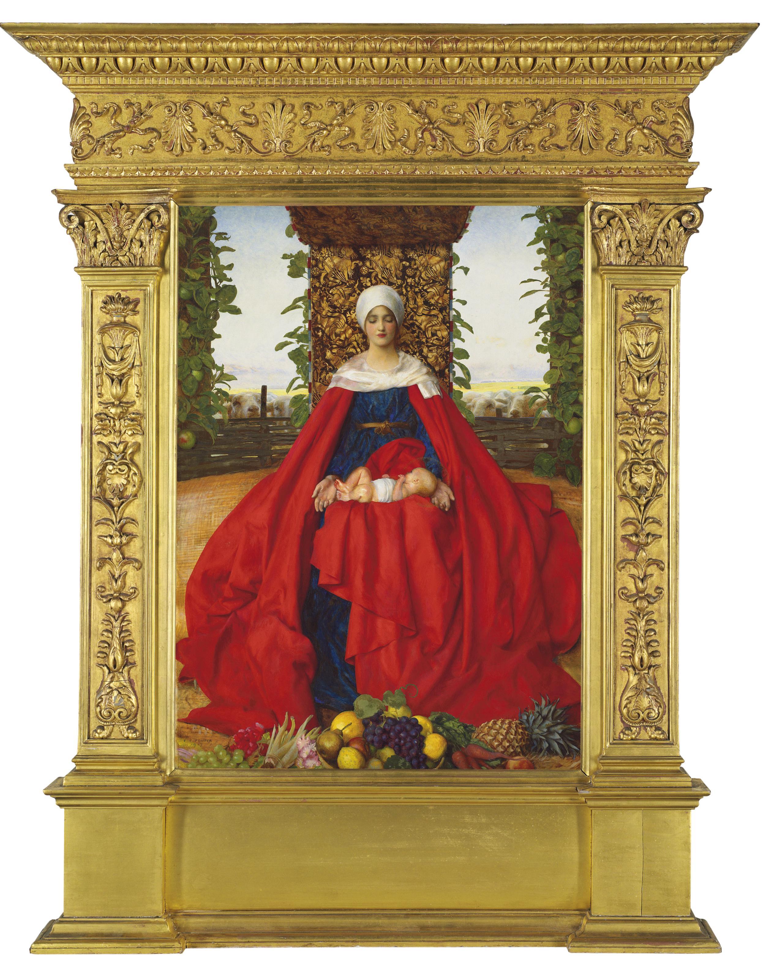 Frank Cadogan Cowper, R.A. - Our Lady of the Fruits of the Earth