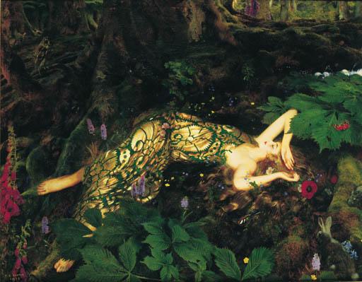 Frank Cadogan Cowper, R.A. - Titania Sleeps: \'A Midsummer Night\'S Dream\'