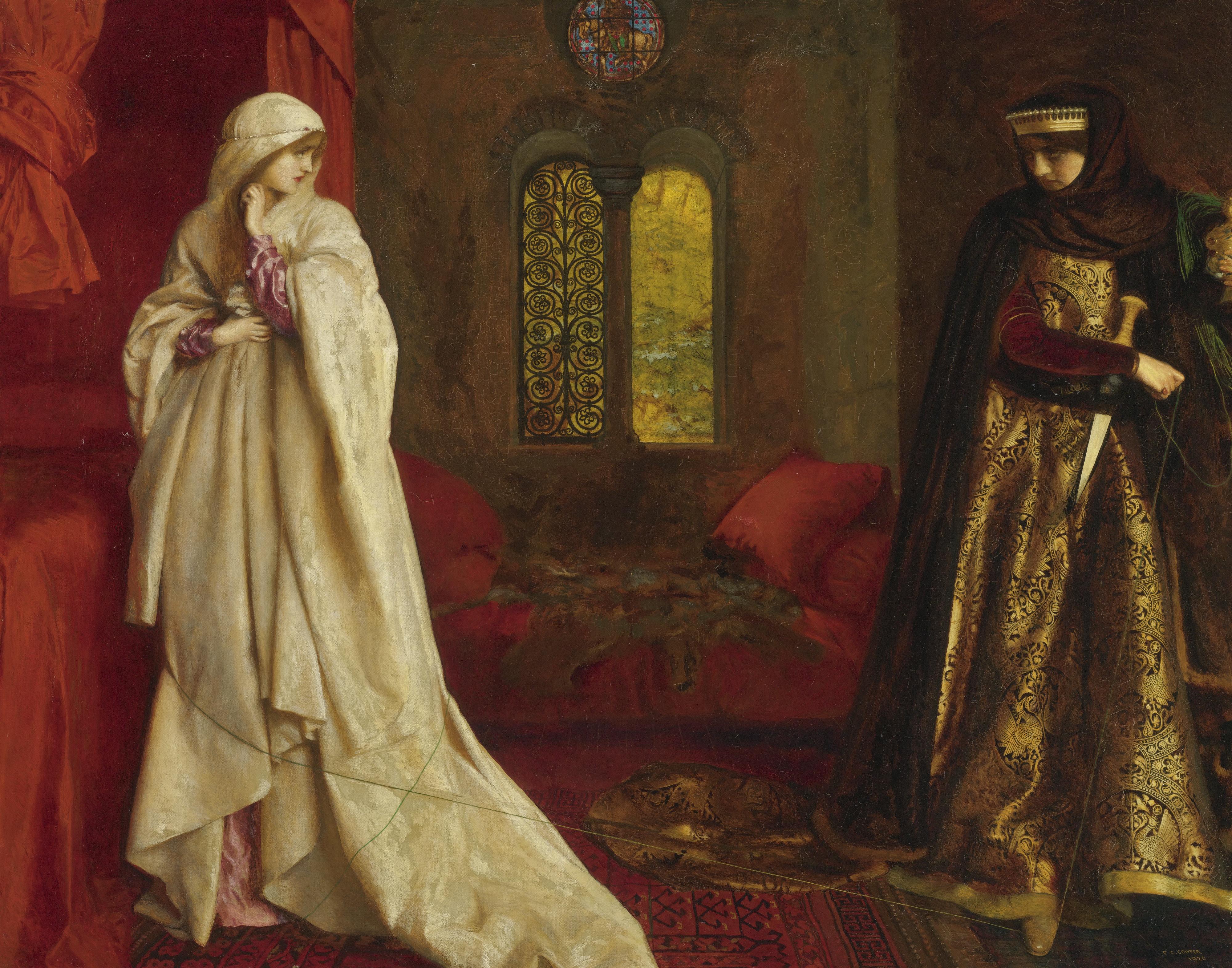 Frank Cadogan Cowper - British fair Rosamund And Eleanor