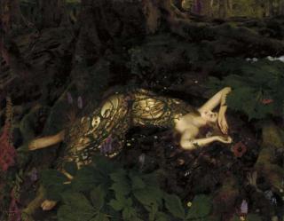 Frank Cadogan Cowper - Titania Sleeps, A Midsummer Night\'s Dream