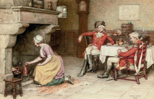 Frank Dadd, R.I. - Preparing Coffee For The Troops