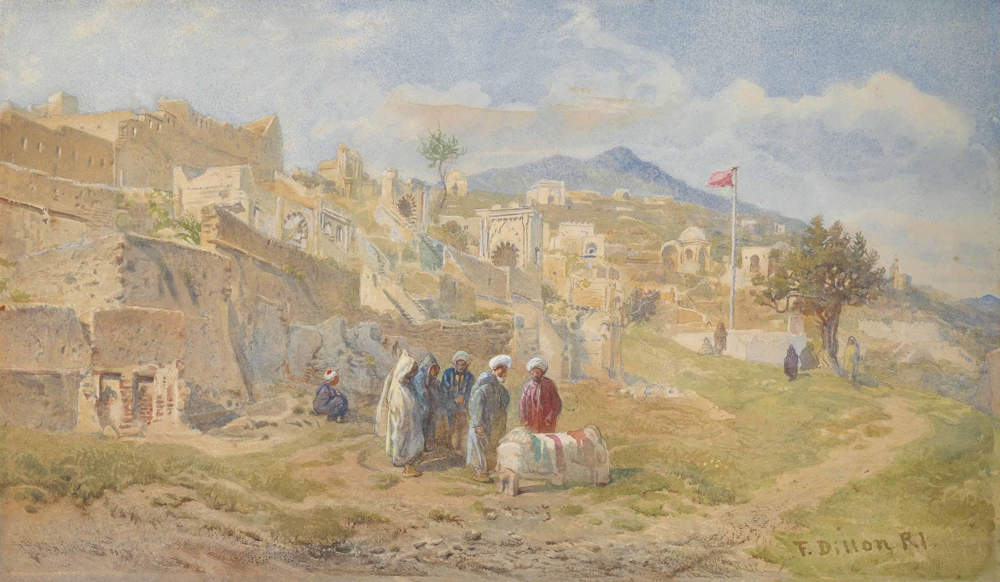 Frank Dillon - Arab Cemetery, Tetouan, Morocco