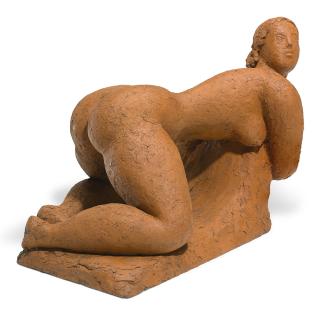 Frank Dobson, R.A. - Crawling Woman