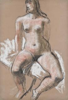 Frank Dobson, R.A. - Seated Nude