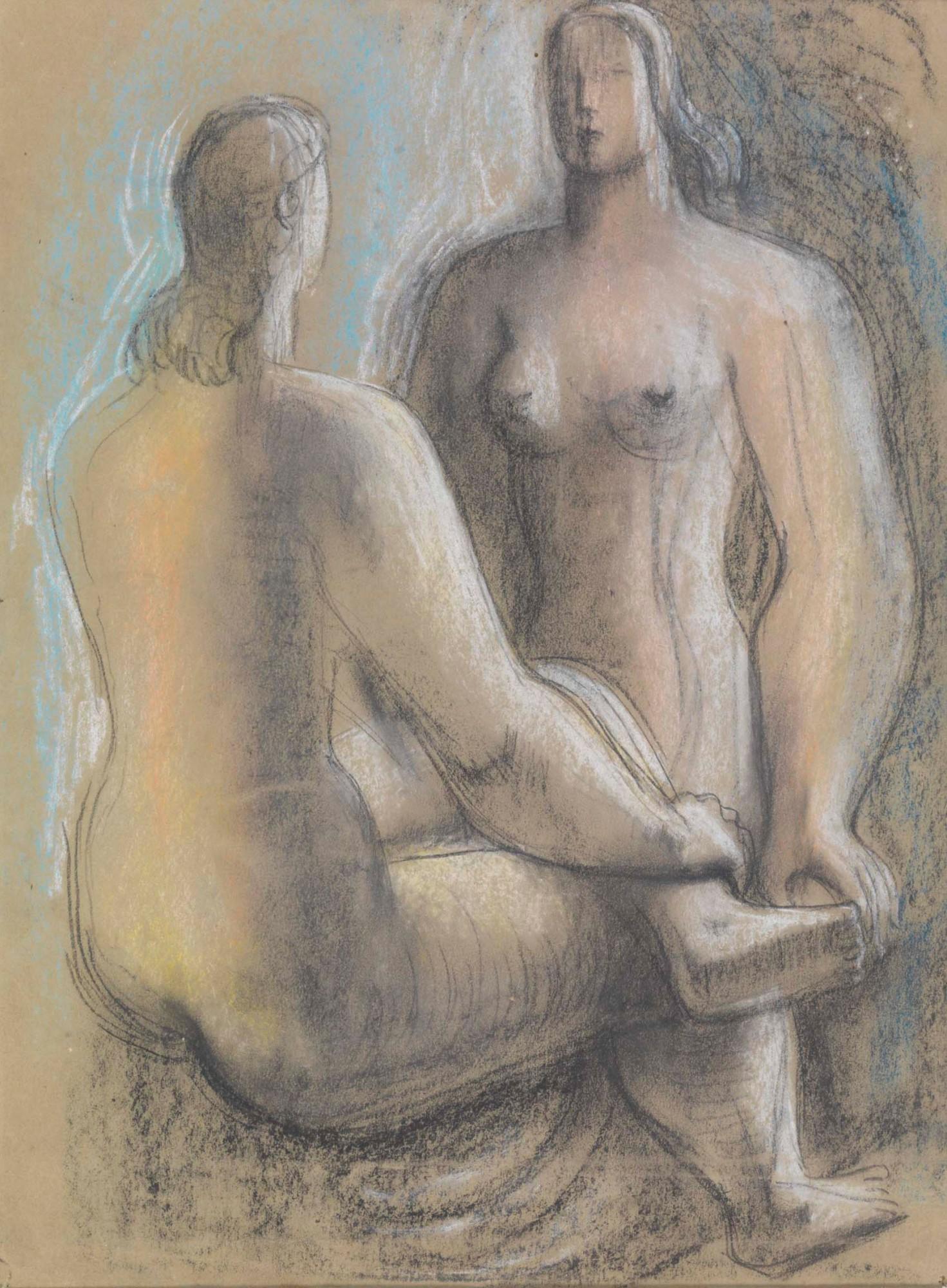 Frank Dobson, R.A. - Study For Leisure Ii