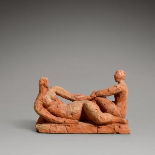 Frank Dobson, R.A. - Study for Siesta (Two Friends)