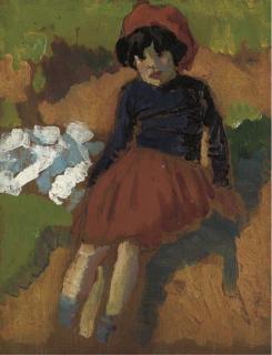 Frank Dobson, R.A. - Study of Mary Leah