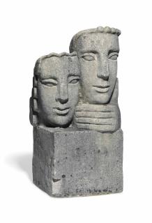 Frank Dobson, R.A. - Two heads