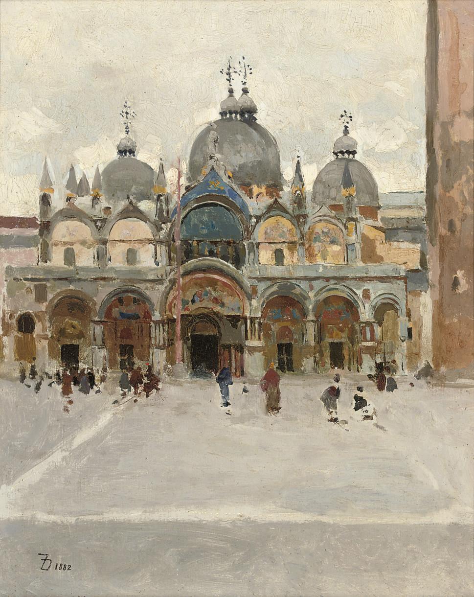 Frank Duveneck - The Basilica di San Marco, Venice