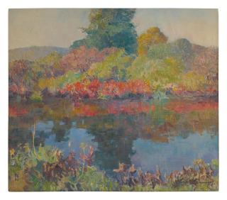Frank Earle Schoonover - Bushkill - A Pond In Summer