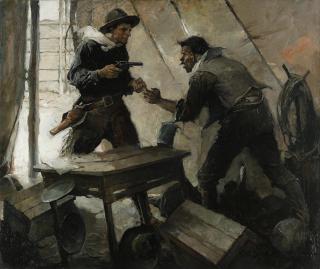 Frank Earle Schoonover - Connie and Sheepherder