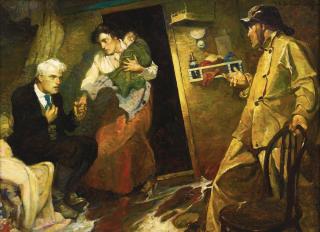 Frank Earle Schoonover - He Turned To His Brother, \