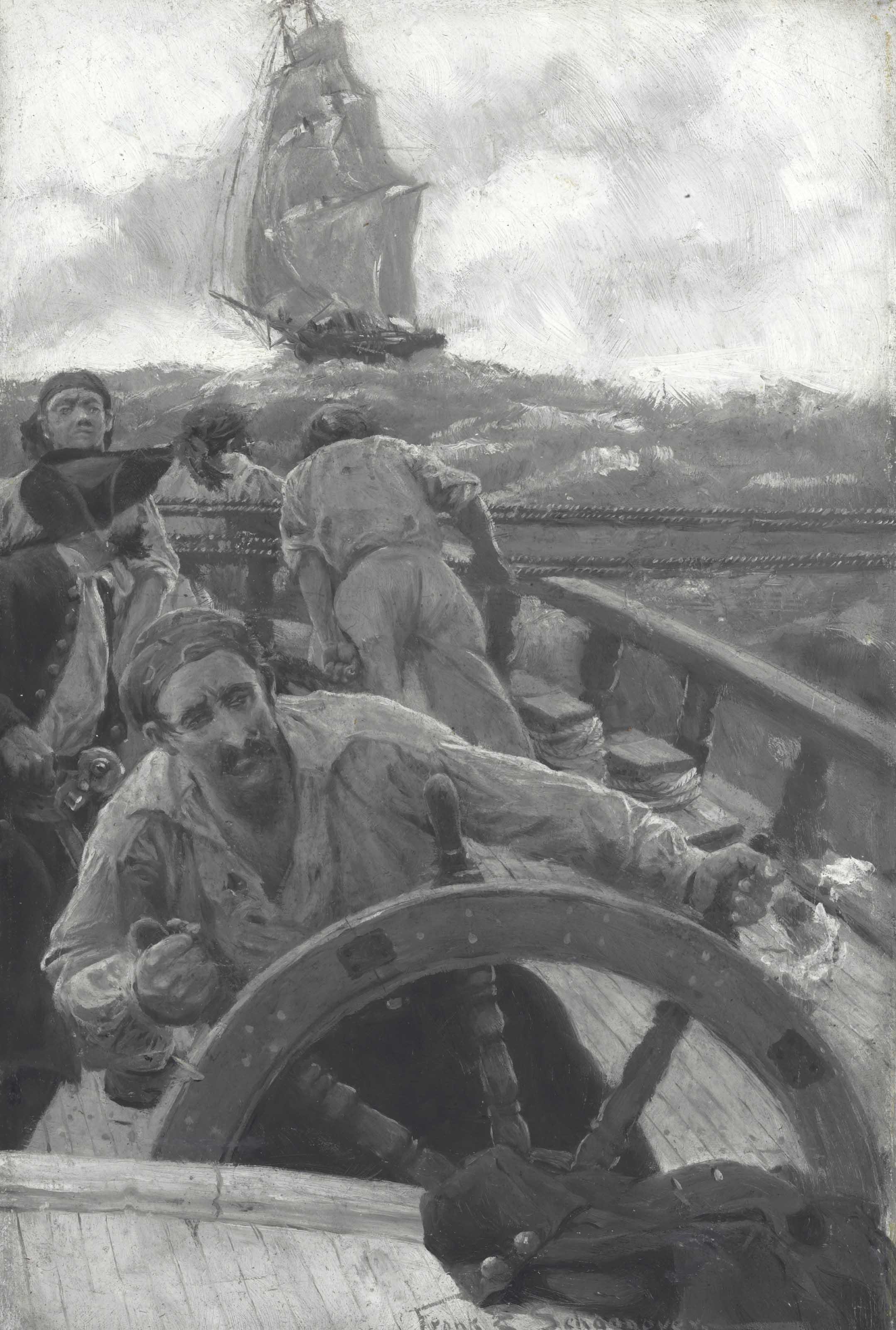 Frank Earle Schoonover - The Chase