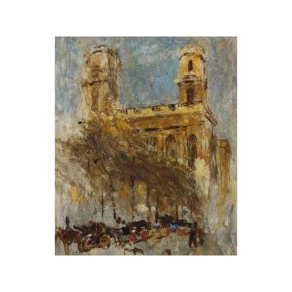 Frank Edwin Scott - View Of The Notre Dame, Paris