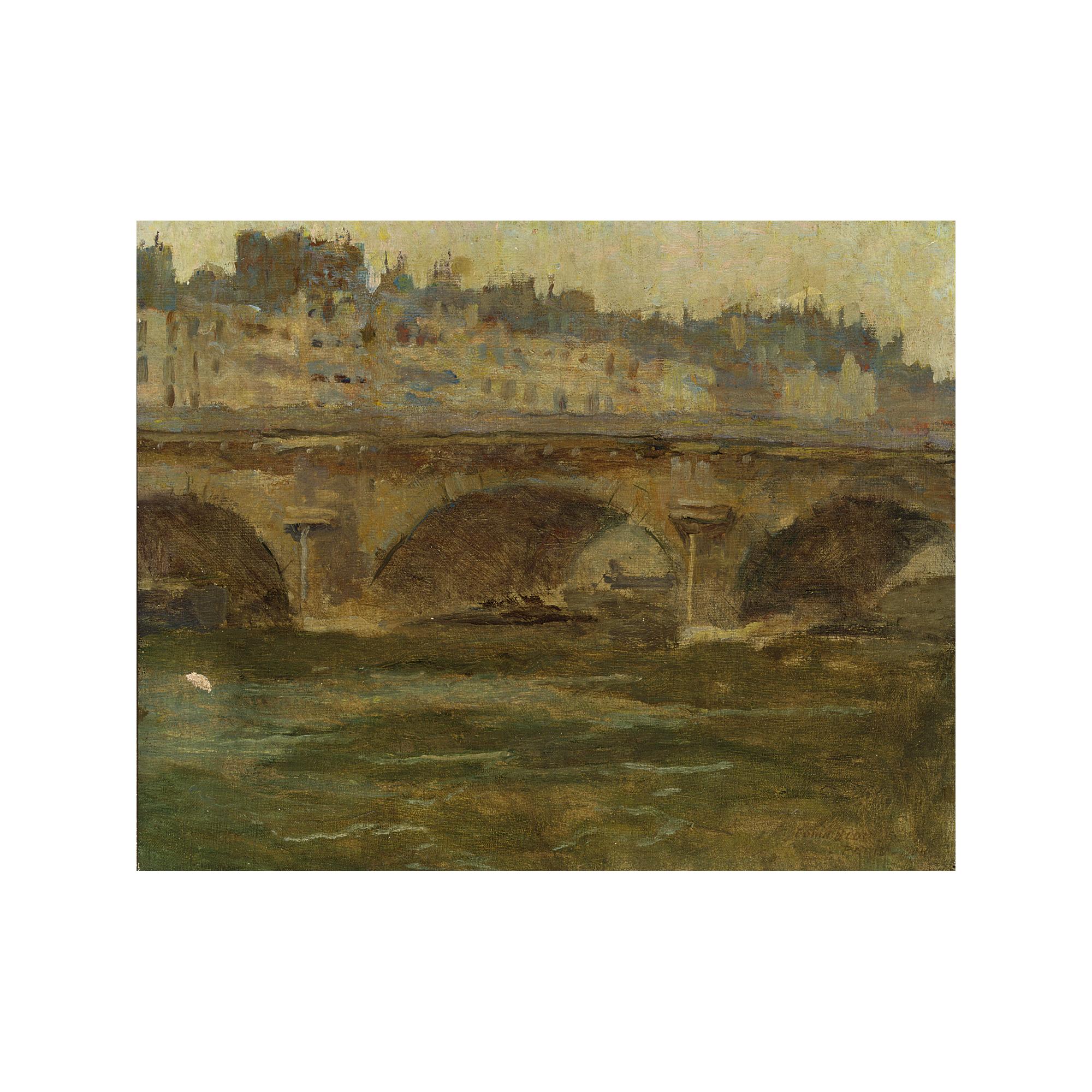 Frank Edwin Scott - View Of The Pont Neuf, Paris