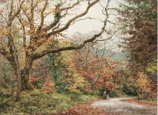 Frank Eggington, R.C.A. - Autumn Colours, Ards, Co. Donegal
