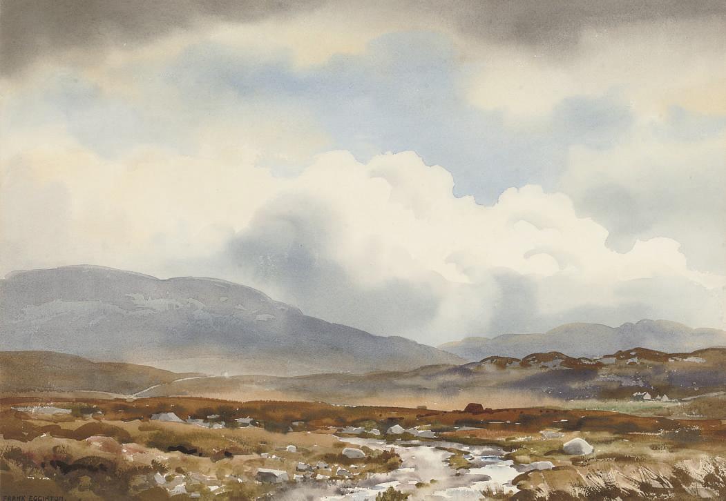 Frank Egginton, R.C.A. - A Showery Day Near Falcarragh, Co. Donegal