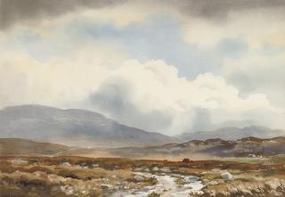 Frank Egginton, R.C.A. - A Showery Day Near Falcarragh, Co. Donegal