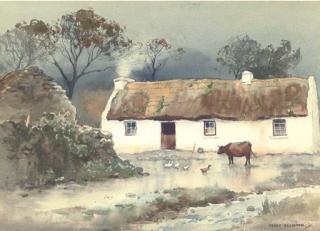 Frank Egginton - Cottage Near Dingle, Co. Kerry