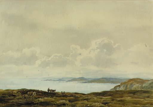 Frank Egginton - Sheephaven and Melmore Head, from Horn Head, Co. Donegal