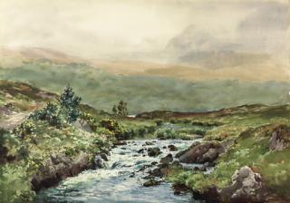Frank Egginton - The Clooney River, Kenmare, Co. Kerry