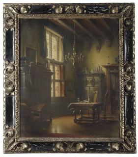 Frank Ernest Beresford - A corner of the Dutch Room: Lady Alma-Tadema\'s studio