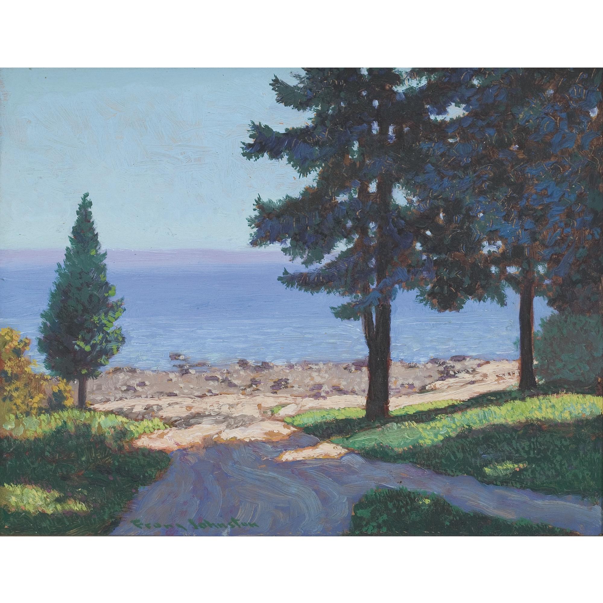 Frank (Franz) Hans Johnston - Autumn Sunlight, Georgian Bay
