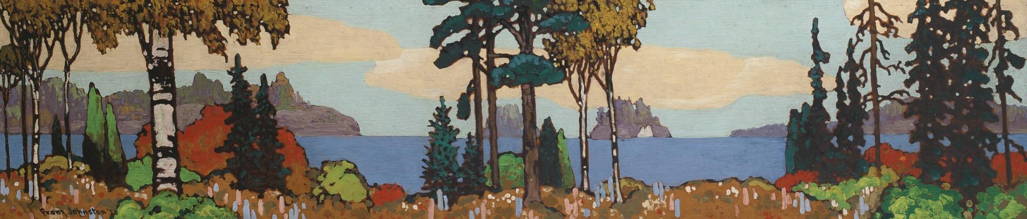 Frank (Franz) Hans Johnston - Scene From Acton Island