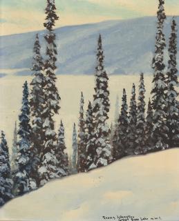 Frank (Franz) Hans Johnston - Winter Morning, Cameron Bay, Great Bear Lake, N.W.T.