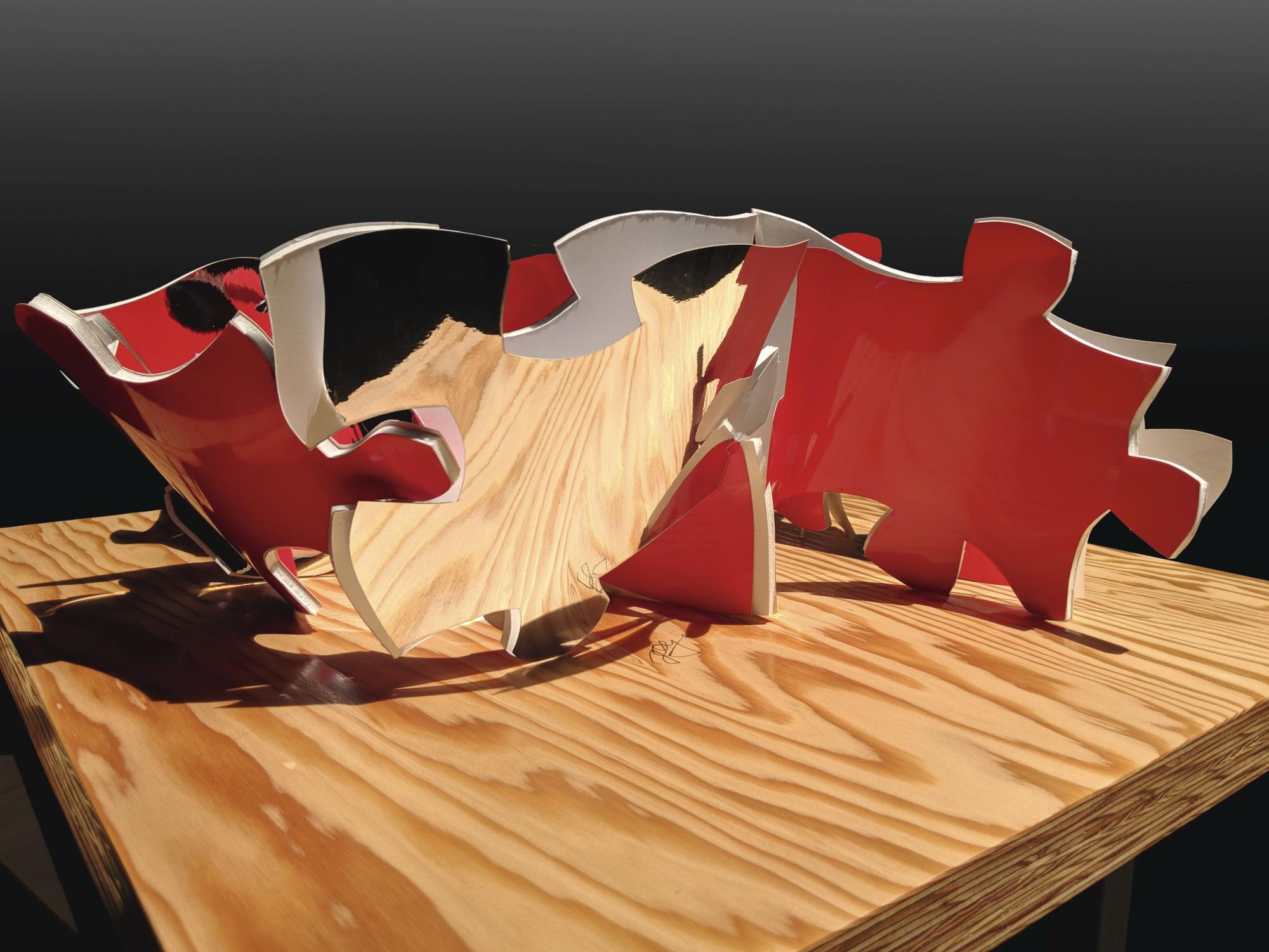 Frank Gehry - (Red) Pavilion Model