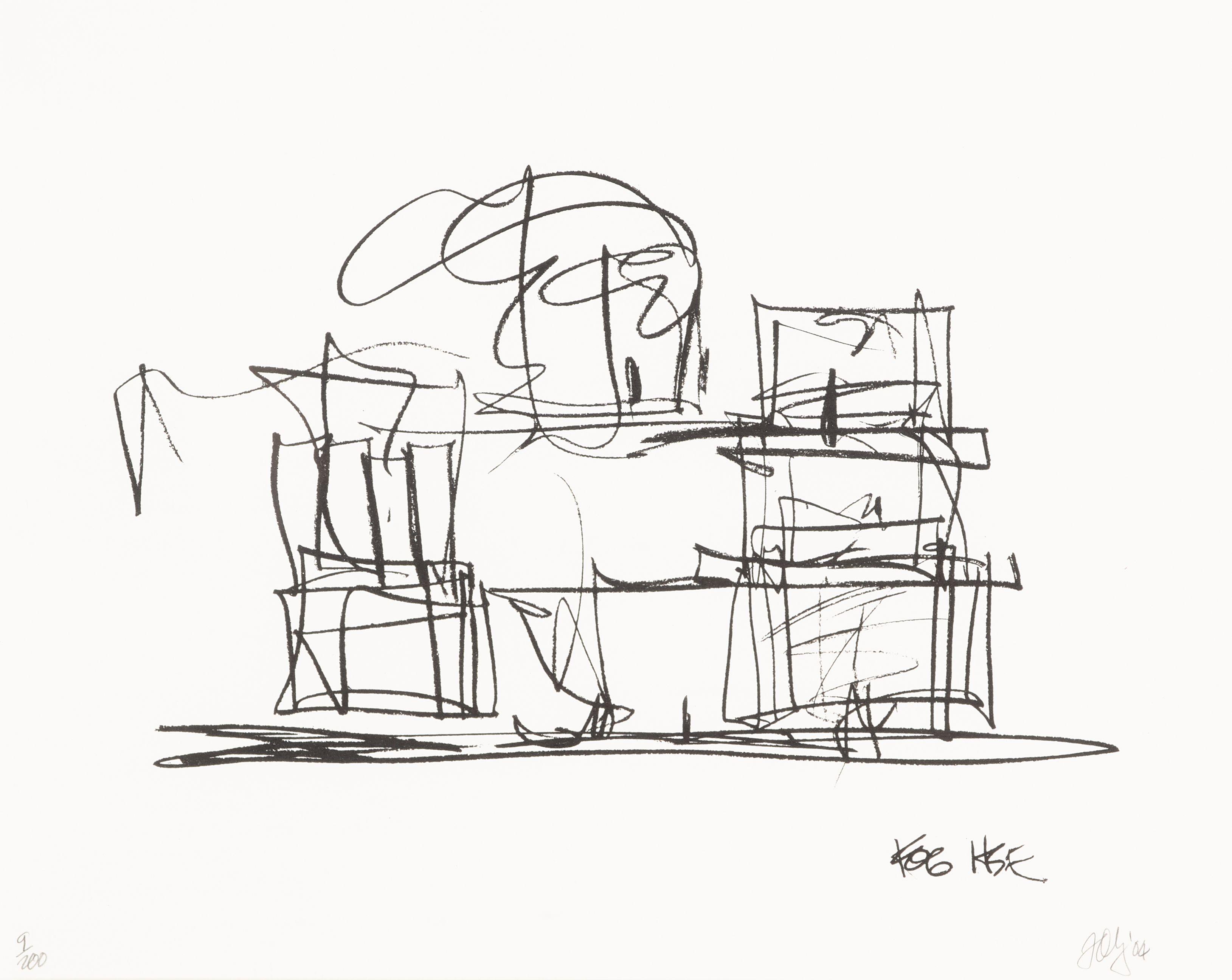 Frank Gehry - Study For New Frank Gehry House