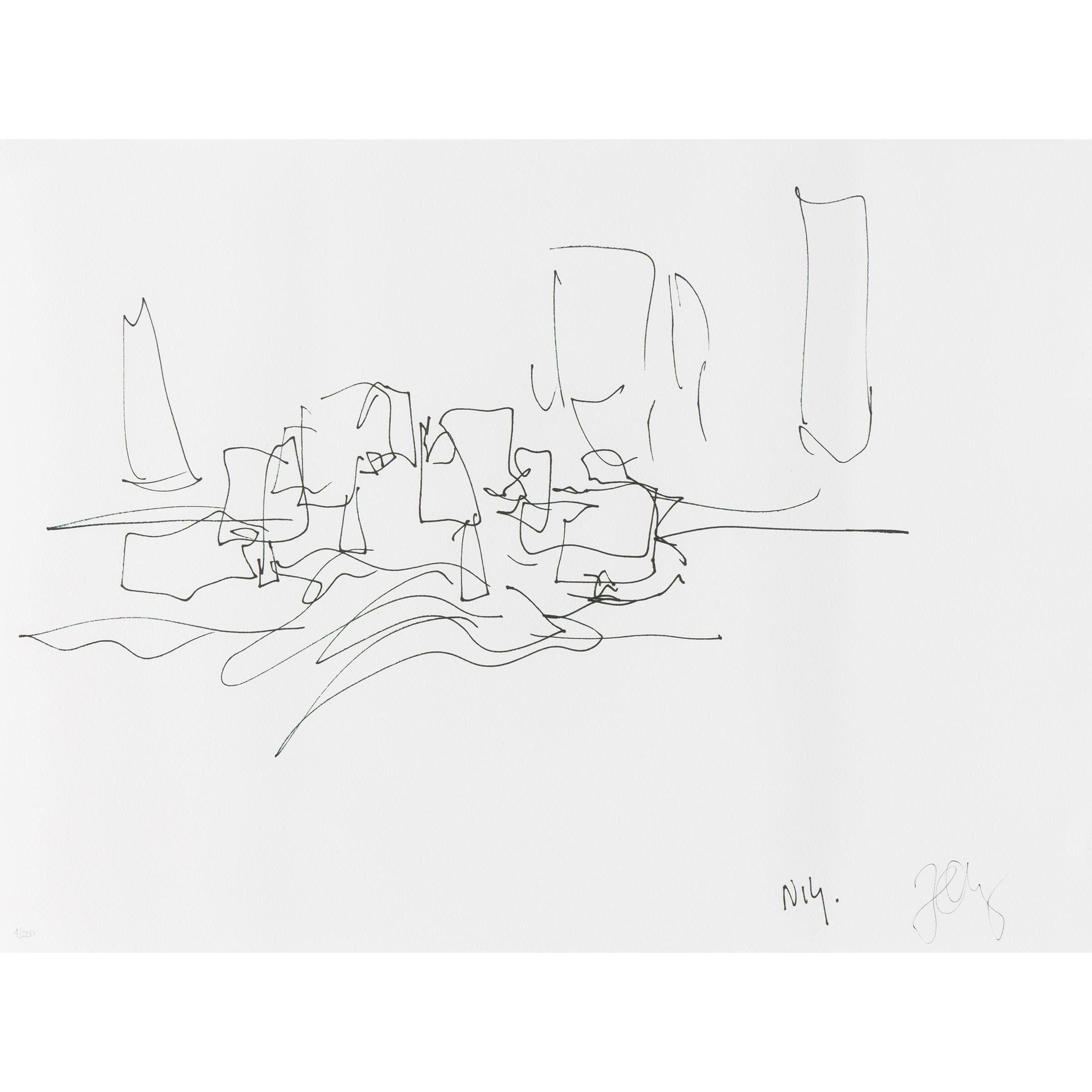 Frank Gehry - Untitled (Cover for Sketches of Frank Gehry)