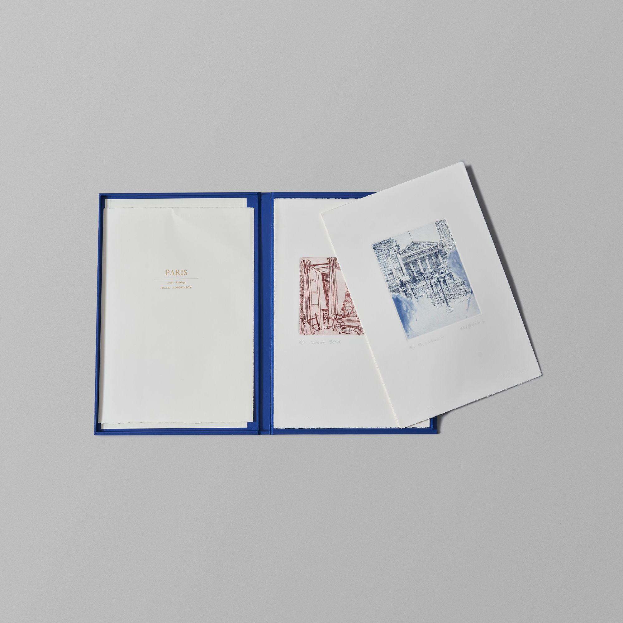 Frank George Hodgkinson - Paris, 1993 sheet size measurements, etching dimensions variable