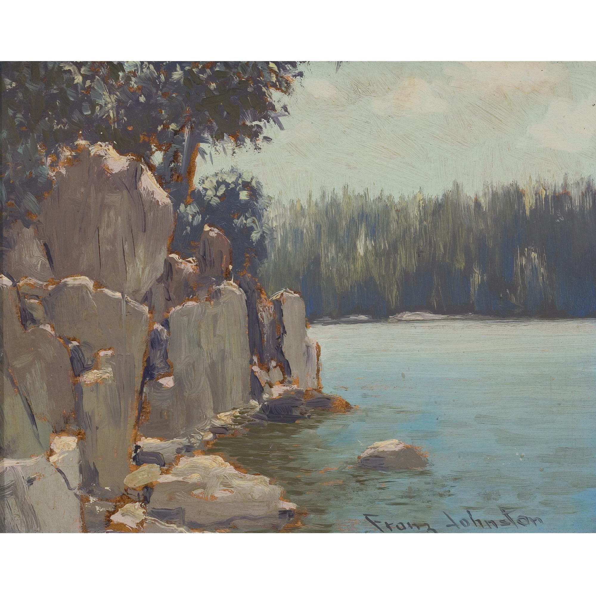 Frank Hans Johnston - At Silver Island, Lake Superior