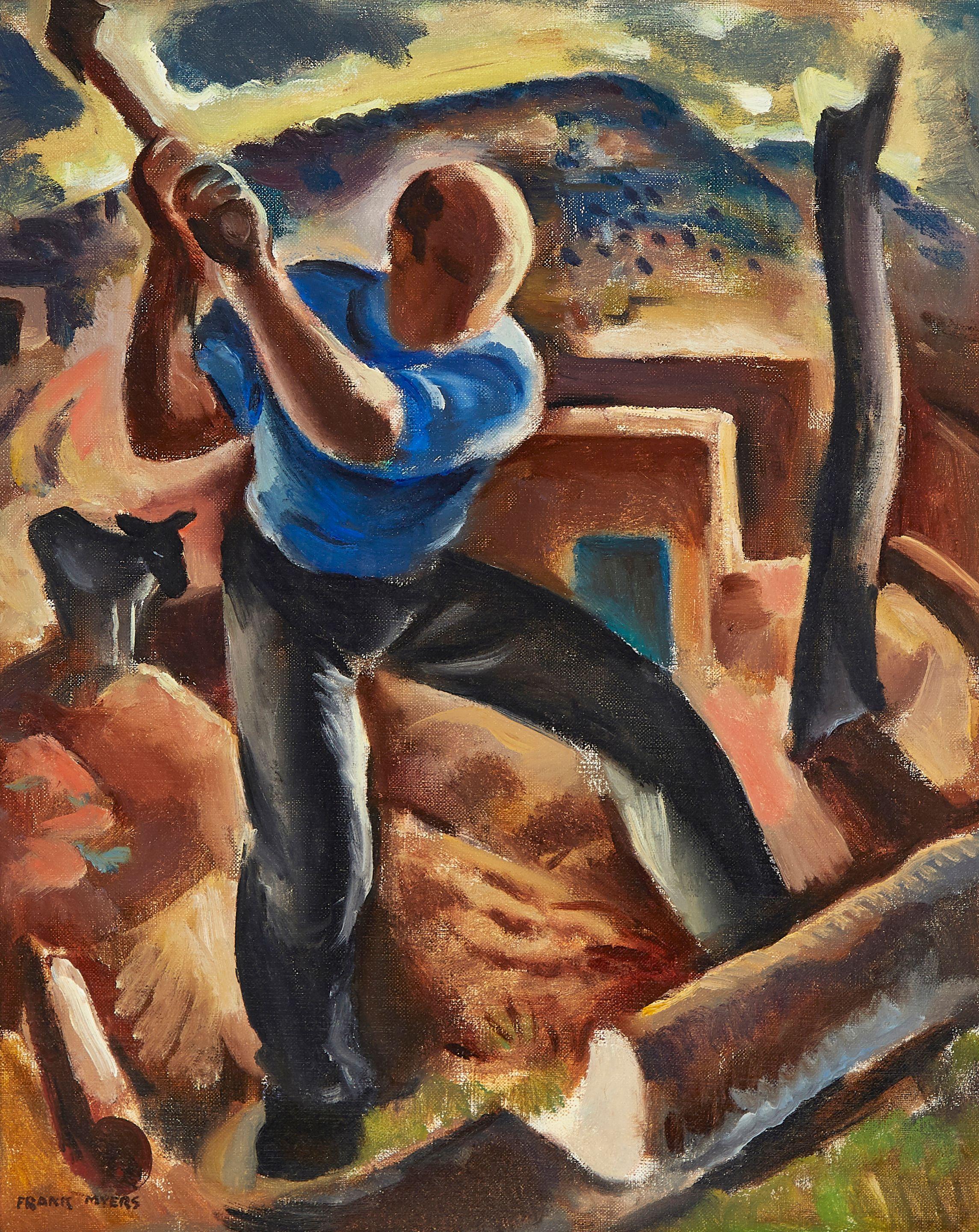 Frank Harmon Myers - Woodchopper