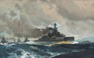 Frank Henry Mason, R.I., R.S.M.A. - The 5Th Battle Squadron