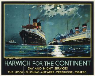 Frank Henry Mason - Harwich For The Continent