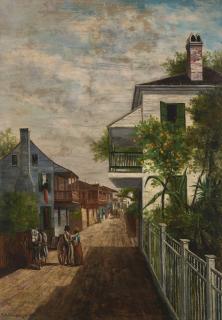 Frank Henry Shapleigh - In St. George Street, St. Augustine, Florida