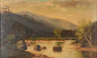 Frank Henry Shapleigh - Mt. Washington Seen from the Ellis River