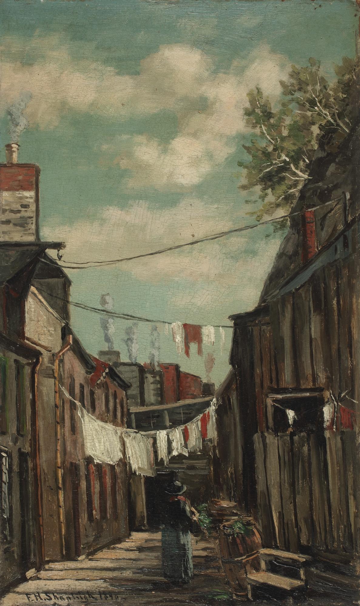 Frank Henry Shapleigh - Old Street In Quebec