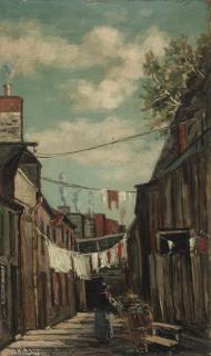 Frank Henry Shapleigh - Old Street In Quebec