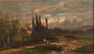 Frank Henry Shapleigh - On the Seine at Meudon